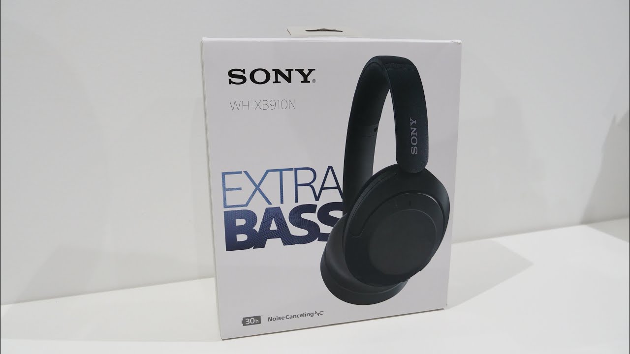 Sony - WH-XB910N Wireless Noise Cancelling Over-The-Ear Headphones - Gray