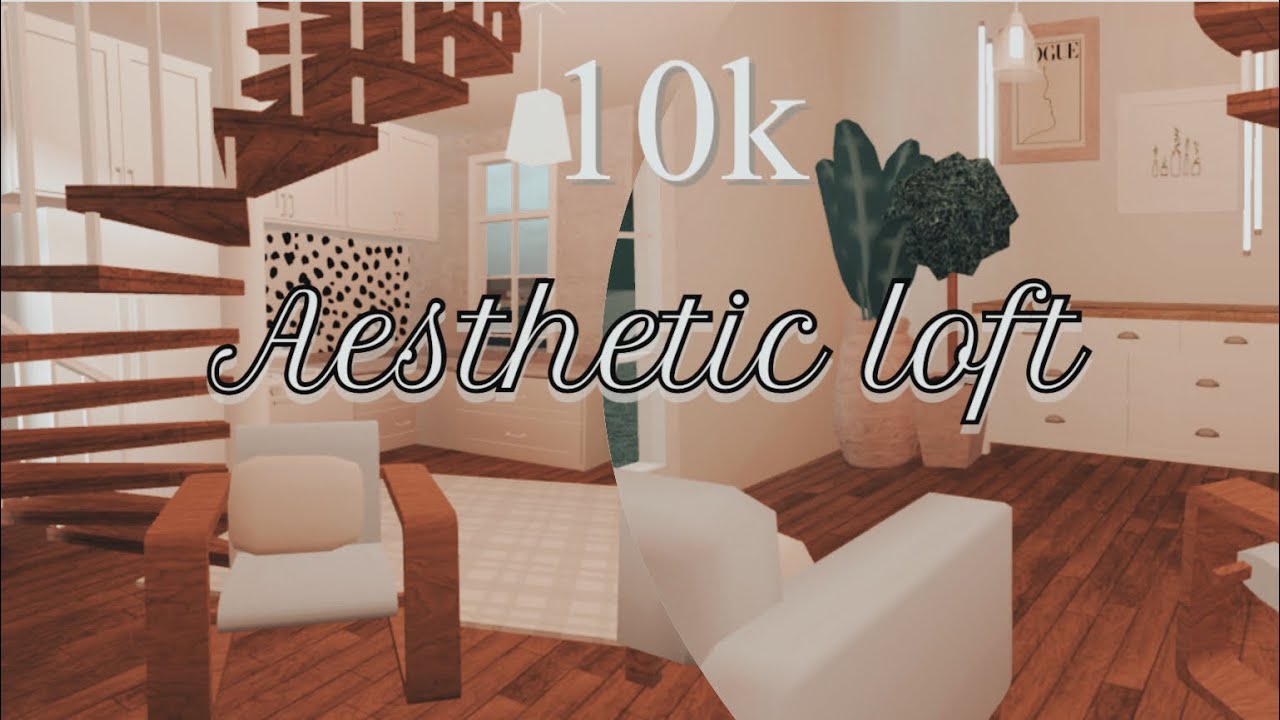 10k bloxburg aesthetic mini loft house build. ROBLOX