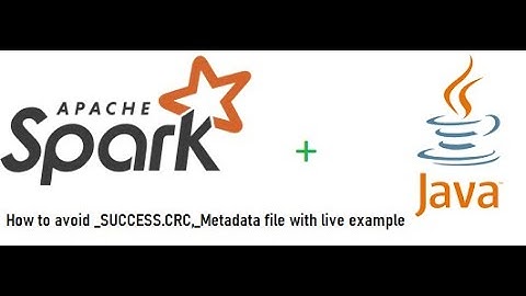 How to avoid _SUCCESS.CRC,_metadata with Apache spark