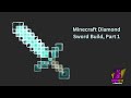 Lego build  minecraft diamond sword pt 1