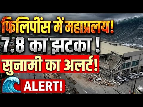 Philippines Earthquake 2026:फिलीपींस में महाविनाश! 7.8 तीव्रता का भीषण भूकंप और सुनामी का तांडव | 