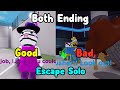 Escaped Chapter 12 Solo! Both Good & Bad Endings In Roblox Piggy