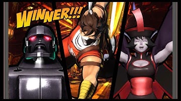 Ultimate Marvel vs Capcom 3 arcade.Strider Hiryu-Sentinel-Hsien Ko.