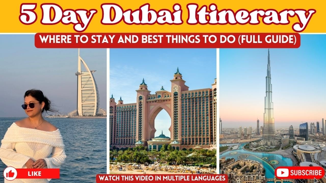 5 дней в Дубае: маршрут по Дубаю + где остановиться (полное руководство)