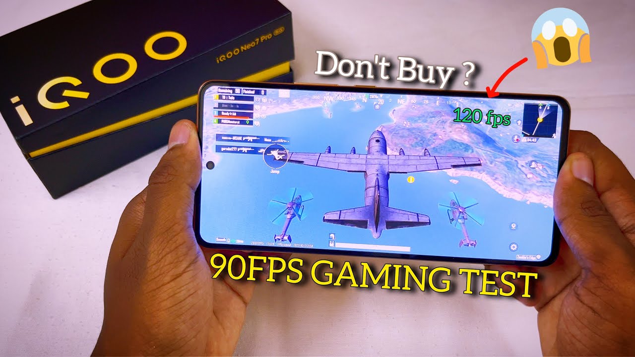 iQOO Neo 7 Pro - 90 FPS PUBG Test 🔥 Heating & Battery Drain - YouTube