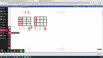 Subtracting Fractions using Fractions models Module 2 Lesson 5 -Eureka Model
