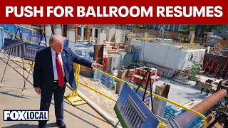 Push for Trump's ballroom resumes after White House shooting