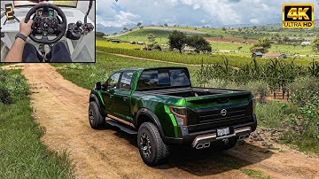 Nissan Titan Warrior | OFFROAD - Forza Horizon 5 Logitech G923 Steering Wheel