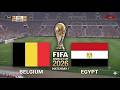 بث مباشر مباراة مصر و بلجيكا كأس العالم 2026 محاكاة مباراة اليوم mp3