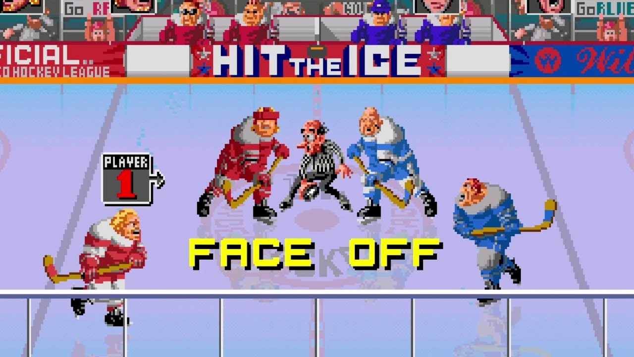 Hit the Ice Arcade Game - Retro Hockey Gameplay Playthrough