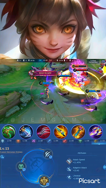 I find finally global top wanwan one hit build best damage MLBB#mobilelegends #mlbb #ml #wanwan