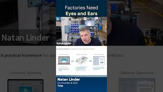 Factories Need Eyes and Ears: Natan Linder on Physical AI #PhysicalAI #IndustrialAI #Manufacturing