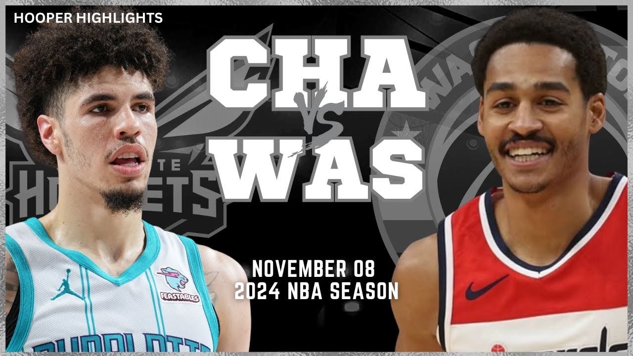 Charlotte Hornets vs Washington Wizards Full Game Highlights | Nov 8 | 2024 NBA Season