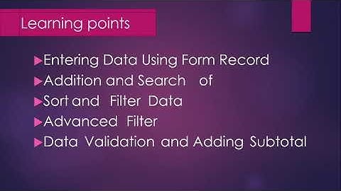 Class 7 Computer | Chapter 3 - Excel as Database | Full Chapter explained | Part 1