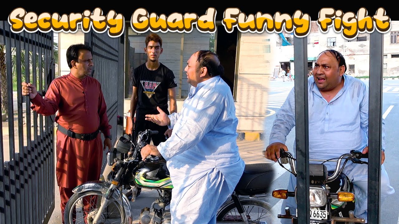 Tasleem Abbas Soni Security Guard Funny Fight | Mid City 