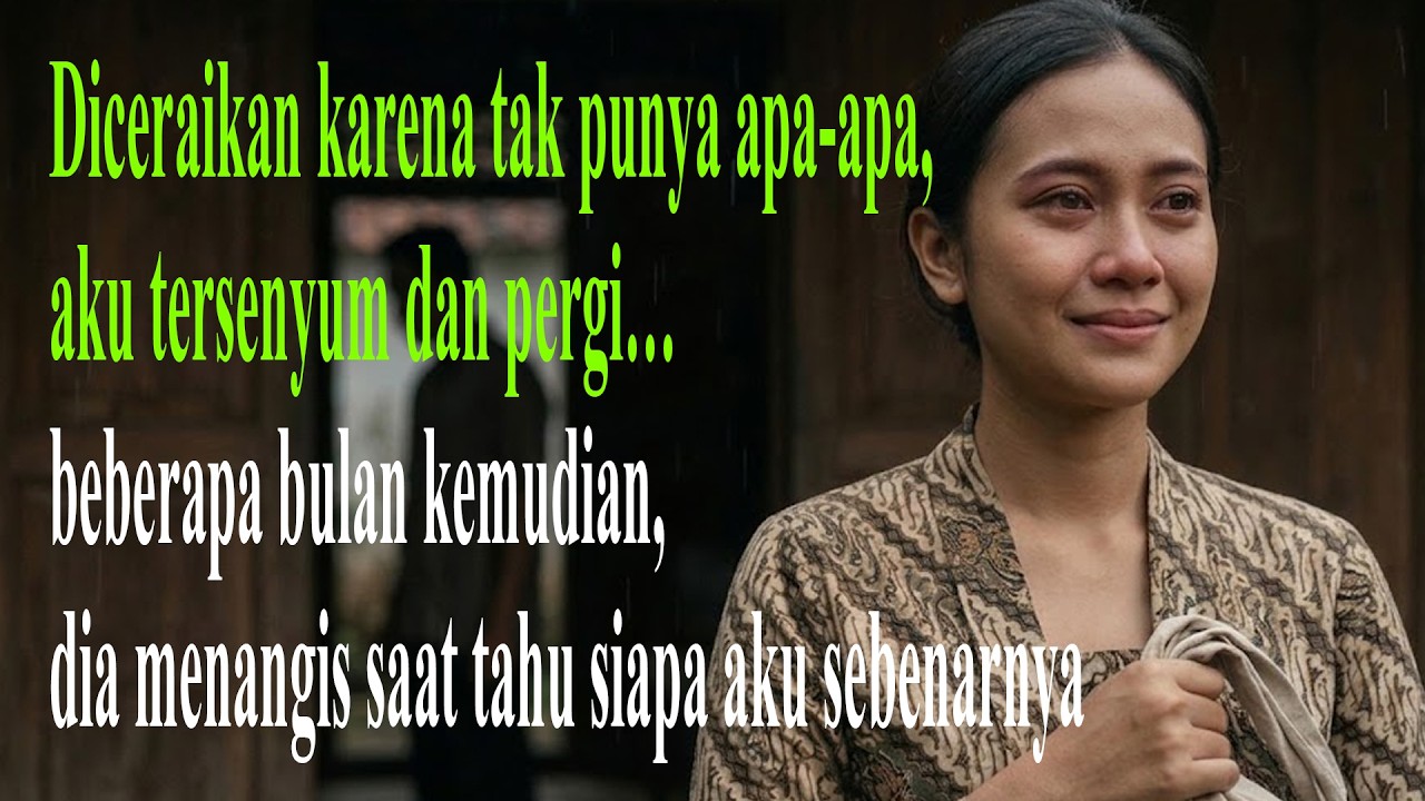 Diceraikan karena miskin, aku pergi… saat tahu siapa aku, dia menangis