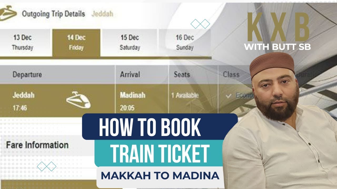 How To Book Train Tickets Makkah To Madina Haramain High Speed Railway Train Ticket Book At