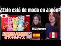 GRUPOS DE IDOLS(?) EN JAPÓN || 【竹下パラダイス】スペイン人の反応
