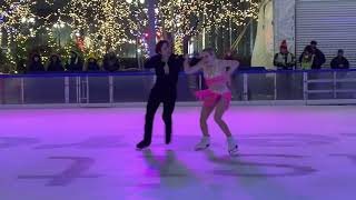 Eva PATE & Logan BYE - Rio Rhythm Dance - 2023 Sk8 to Elimin8 Cancer Detroit - Campus Martius Park