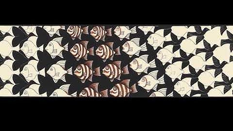 Metamorphosis II (1940) - Μ C Escher