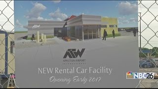 Appleton Airport new rental car facility