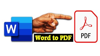 How to Convert Word to PDF