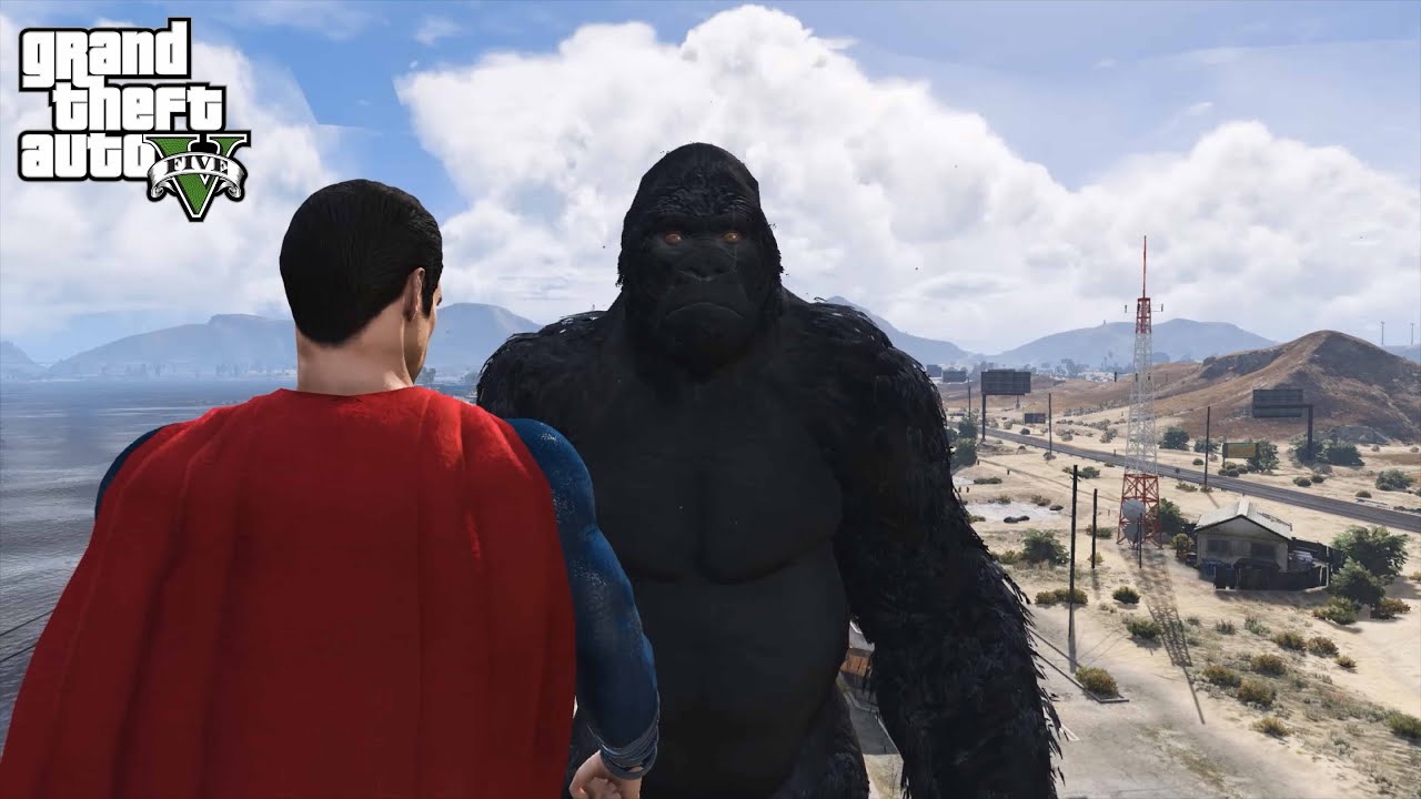 GTA 5 - Superman VS King Kong