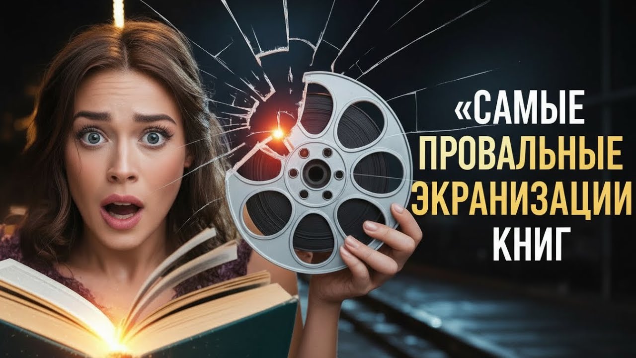 Самые НЕУДАЧНЫЕ экранизации ЗНАМЕНИТЫХ книг 🔥