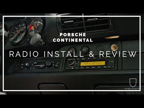 Porsche 993 Radio Install & Review | Continental TR7412UB-OR  [Period Correct Radio Upgrade]