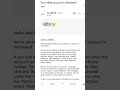 Your eBay Account has Been Permanently Suspended - How to Reinstate eBay Seller Account in 2026
