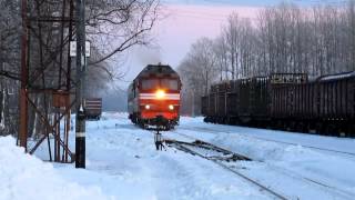 ТЭП70-0125 с поездом №6675 Бологое - Осташков