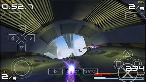 Wipeout Pure [PPSSPP] Gameplay: #2 Beta Tournament - Vector Class - Feisar Team