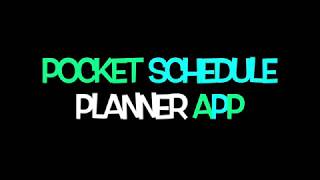Pocket Schedule Planner App screenshot 4