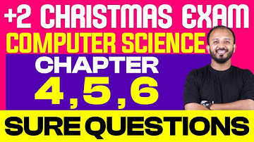 Plus Two Computer Science Chapter 4,5,6 Sure Question | Eduport Plus Two