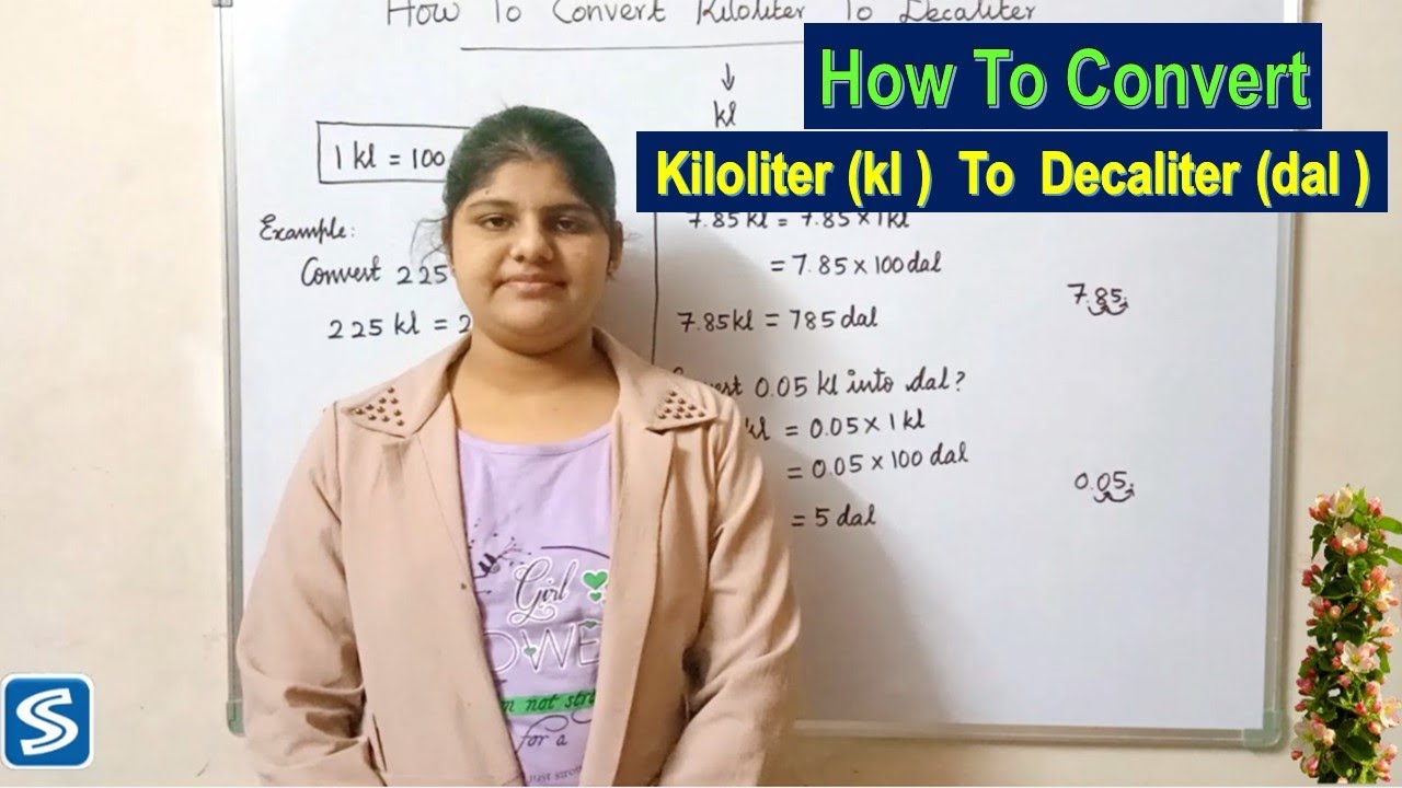 How To Convert Kiloliter(Kl) To Decaliter(Dal) | Kiloliter To Decaliter
