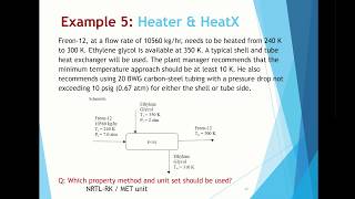ASPEN Plus Tutorial05 - Heater & Heat Exchangers