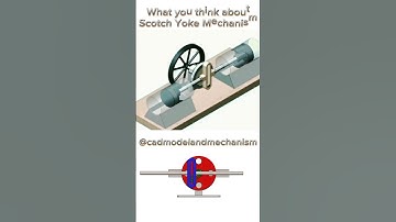 Scotch yoke mechanism||mechanical engineering mechanism#shorts #cad #solidworks #3d #mechanism