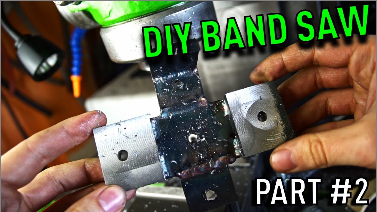 Making a DIY Metal Band Saw Making Parts! YouTube