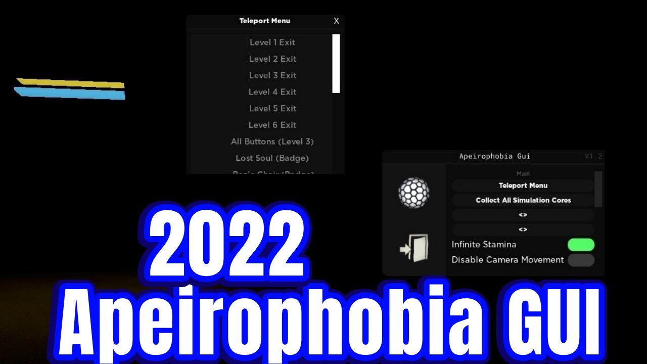 Apeirophobia [Infinite Stamina, Teleports & More!] Scripts