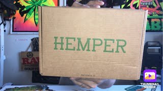 Unboxing The January Hemper Box !!!!