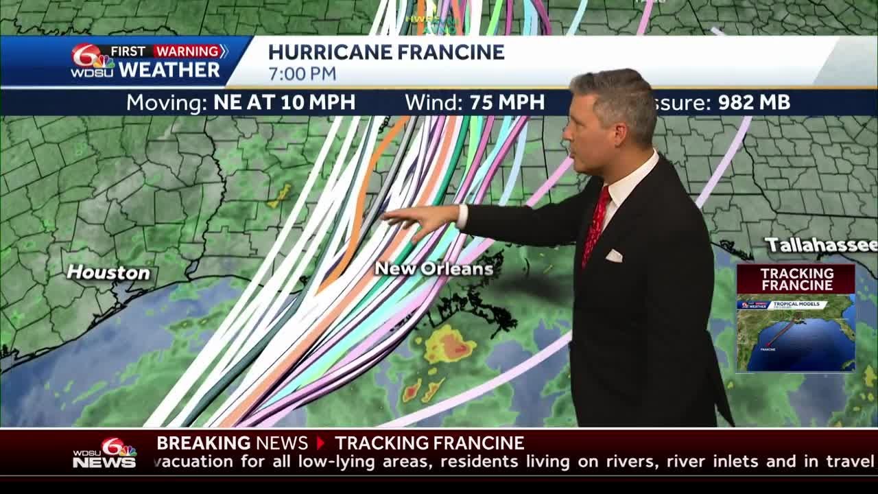 Hurricane Francine forms in the Gulf of Mexico, Tuesday, Sept. 10 - YouTube