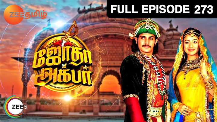 Jodha Akbar - ஜோதா அக்பர் - EP 273 - Rajat Tokas, Paridhi Sharma - Romantic Tamil Show - Zee Tamil