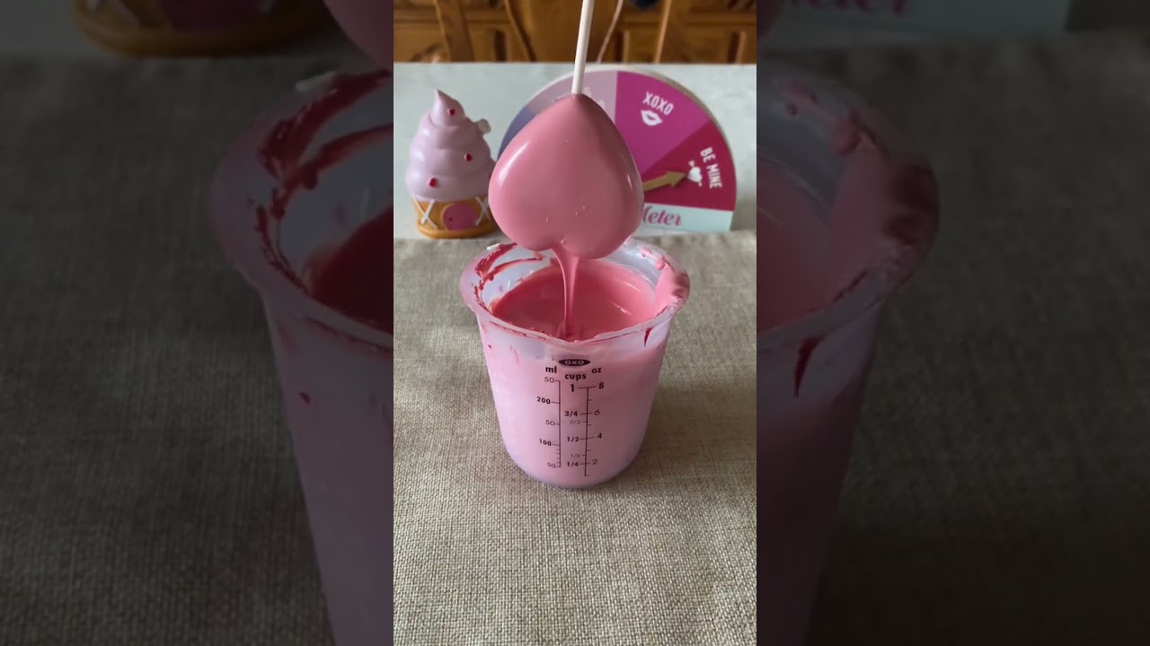 Conversation Heart Cake Pop! 