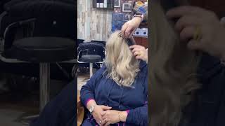 صبغة اشقر بلاتيني ثلجي hair blonde