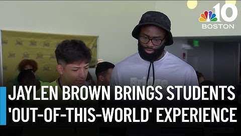 Celtics star Jaylen Brown aims to help Boston kids achieve big dreams
