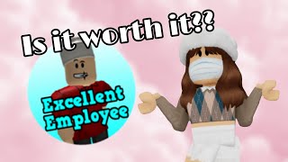 IS THE EXCELLENT EMPLOYEE GAMEPASS WORTH IT? | Bloxburg gamepass review!