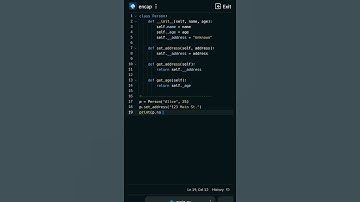 Encapsulation in Python #python #programming