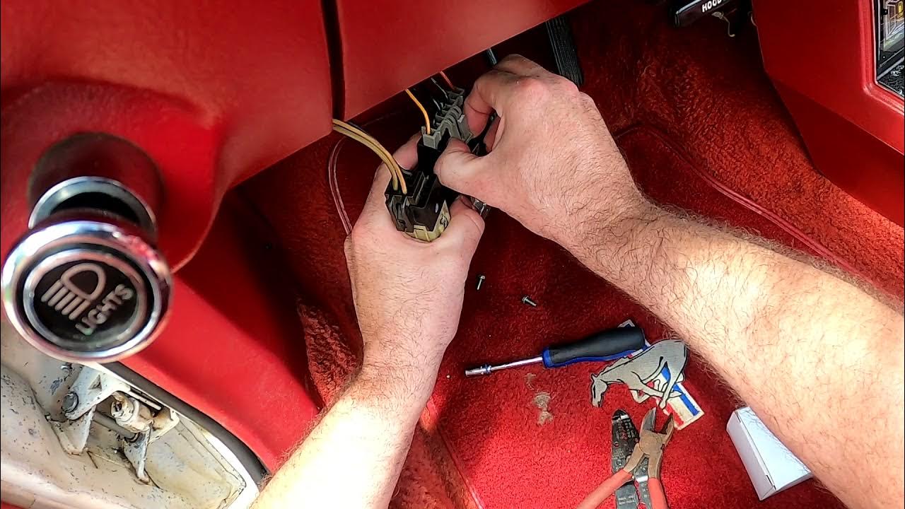 79 93 Foxbody Electric Fan Module Pigtail Rewire YouTube