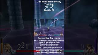 Dissidia Final Fantasy Battle Replays - Training (Tidus) Battle 31