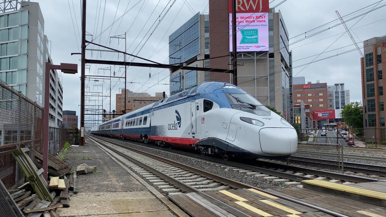 Amtrak & NJ Transit Morning Rush Hour on The Northeast Corridor @ New Brunswick (6/27/22)